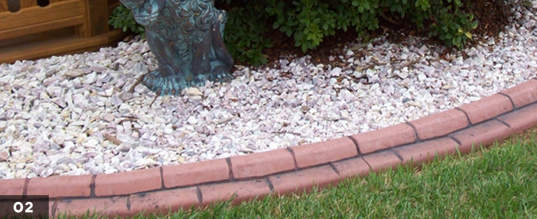 Decorative Landscape Border Seashell Garden