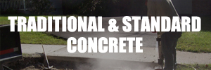 Traditional and Standard Concrete