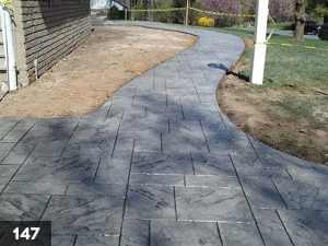 Stamped Concrete front walkway-147