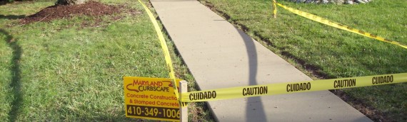 Glen Burnie Townhouse Walkway