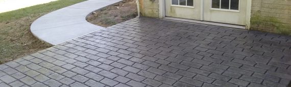 Creating Cobblestone Stamped Concrete in Severna Park, Maryland