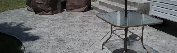 Custom Stamped Concrete Patio 