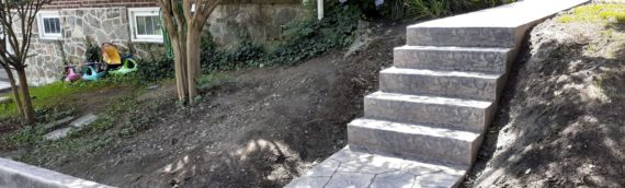 Catonsville MD Sidewalk and Staircase Makeover